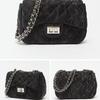 IELGY Ladies Messenger Bag Diamond Chain Small Square Bag