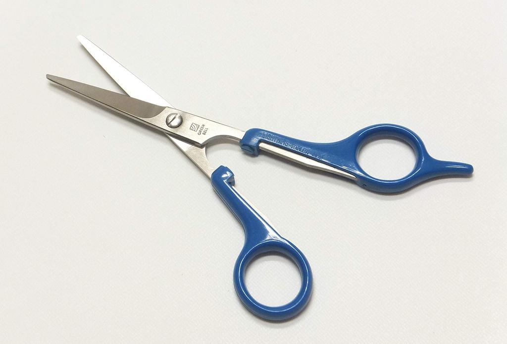 Green Bell Hairdressing Made In Seki Gifu Suitable for Home Use Cutting Scissors Scissors, City, Prefecture, Craftsman-Finished, (Hair TT-066)