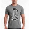The Skinwalker Tshirt Summer Casual Cotton Tee Oversized Streetwear Tops Vintage Graphic Print Loose Fit Short Sleeve