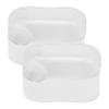 2 Pcs Electric Toothbrush Head Cover Detachable Toothbrush Protector Cap for Travel White