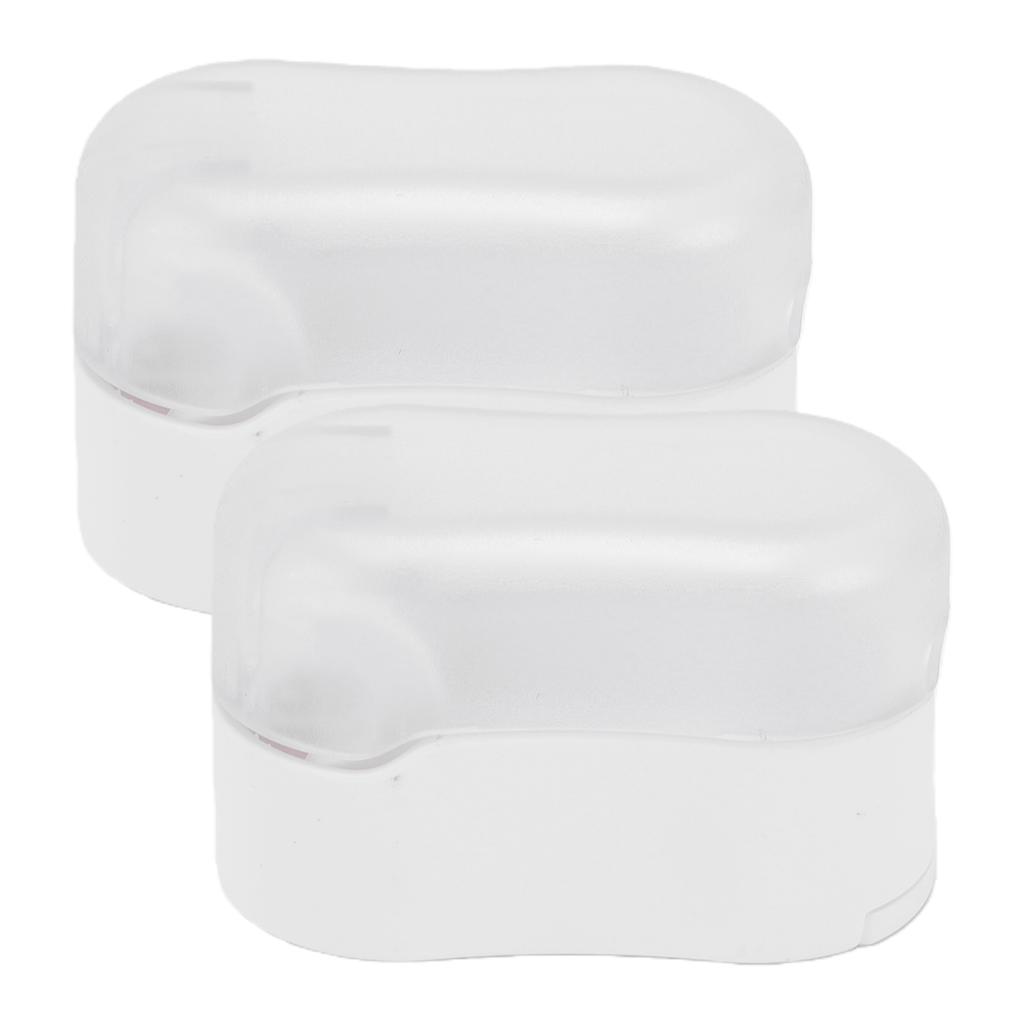 2 Pcs Electric Toothbrush Head Cover Detachable Toothbrush Protector Cap for Travel White