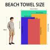 2D Flat - 1pc Black and White Striped with Golden Dots Beach Towel | Soft, Skin-Friendly, Non-Shedding, Easy to Clean, Durable