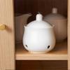 Breathable Ventilated Garlic Keeper Ceramic Garlic Container Garlic Storage Jar  Dried Chilies