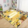 Minion Yellow Adventure Carpet Rug Soft Washable Antislip Home Living Room Sofa Mats Personalized Christmas Rug