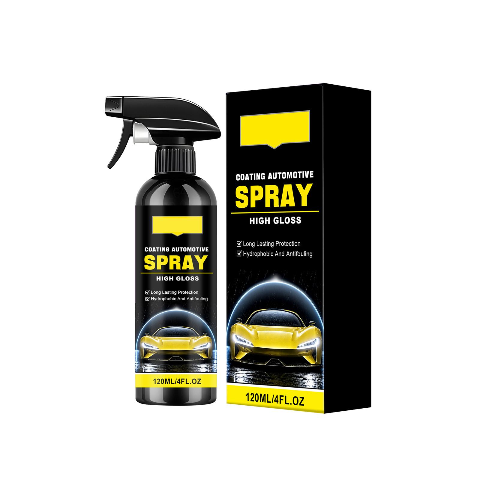 

Automotive Coating Spray 120ml High Gloss Nanotechnology Hydrophobic Protection Long Lasting Anti-Fouling Surface Treatment for Cars One Size