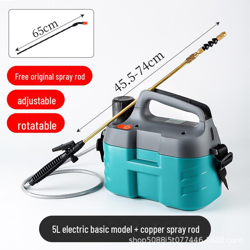 

Электрический опрыскиватель большой емкости: Утолщенный пластик для полива цветов, распыления лекарств и дезинфекции.