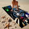 Roboter-Invasion-Alarm Strandtuch, Superweiche Mikrofaser, Geschenk für Sie/Ihn, Geburtstag, für Pool, Strand, Reisen, Heimdekoration Fan-Geschenke