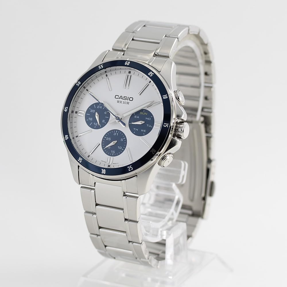CASIO MTP-1374D-7A2 silver men's