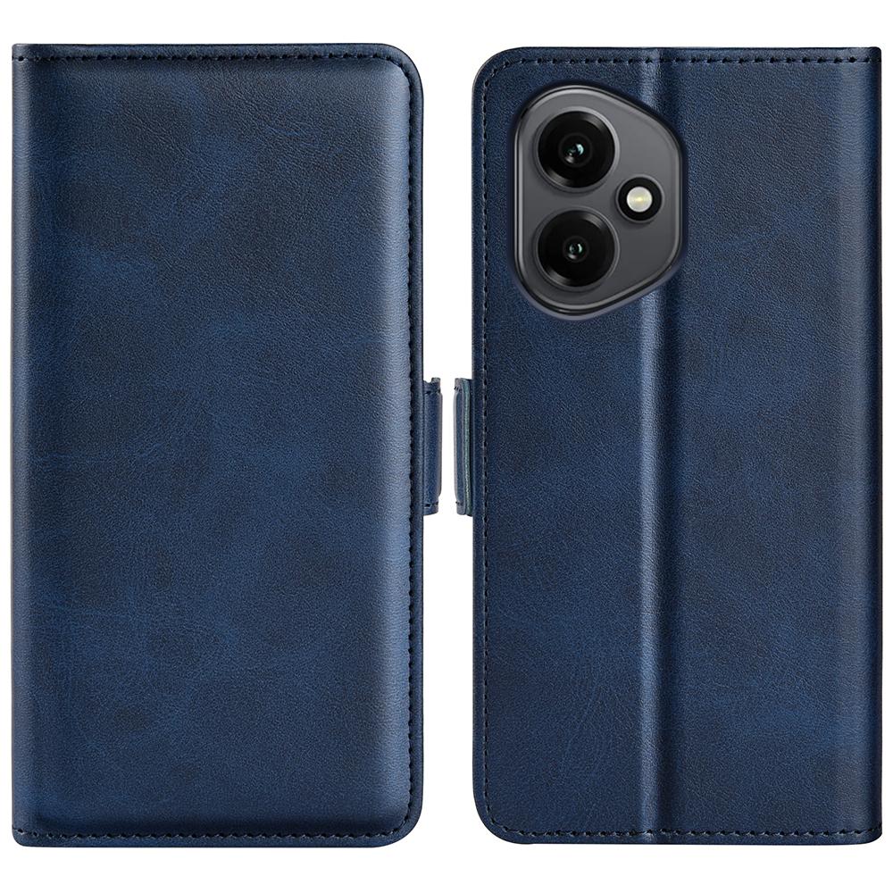 For Honor 400 5G (Global) Etui Kalveskinn Tekstur Lær Lommebok Telefondeksel