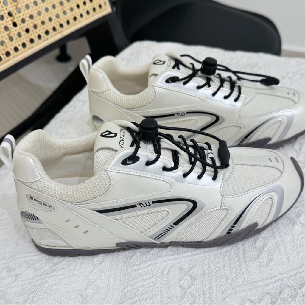 Retro Racing Shoes Women's 2025 New Summer Mesh Breathable Forrest Gump Training Shoes Platform Casual Sports Shoes