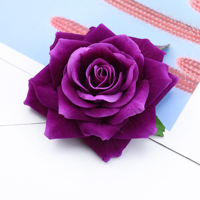 50/100 Pieces Artificial Flowers for Home Decoration Wedding Bridal Accessories Clearance Diy Gifts Boxes Scrapbook Bride Brooch