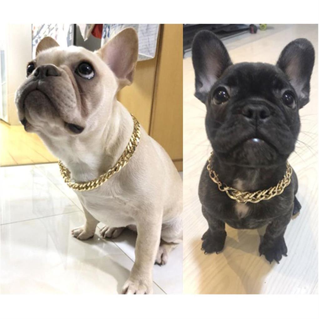 Dog Plastic Punk Chain Pet Jewelry Heavy-Duty Chew Proof Necklace Choker Funny Collar for Small Medium-sized Dogs