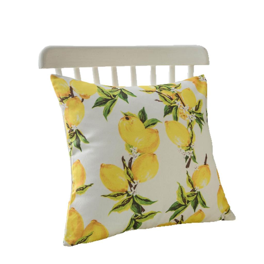 Waterproof Lemon Print Yellow Tablecloth - Korean Style INS Trendy Dining and Coffee Table Mat