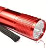 Portable Ultra Violet Blacklight 9 LED UV Flashlight Torch Light Lamp Mini Aluminum UV flashlight