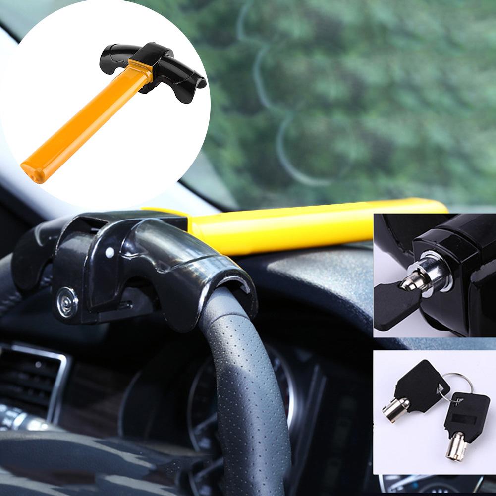 Universal Auto Car SUV Truck Anti-Theft Security Rotary Steering Wheel Lock