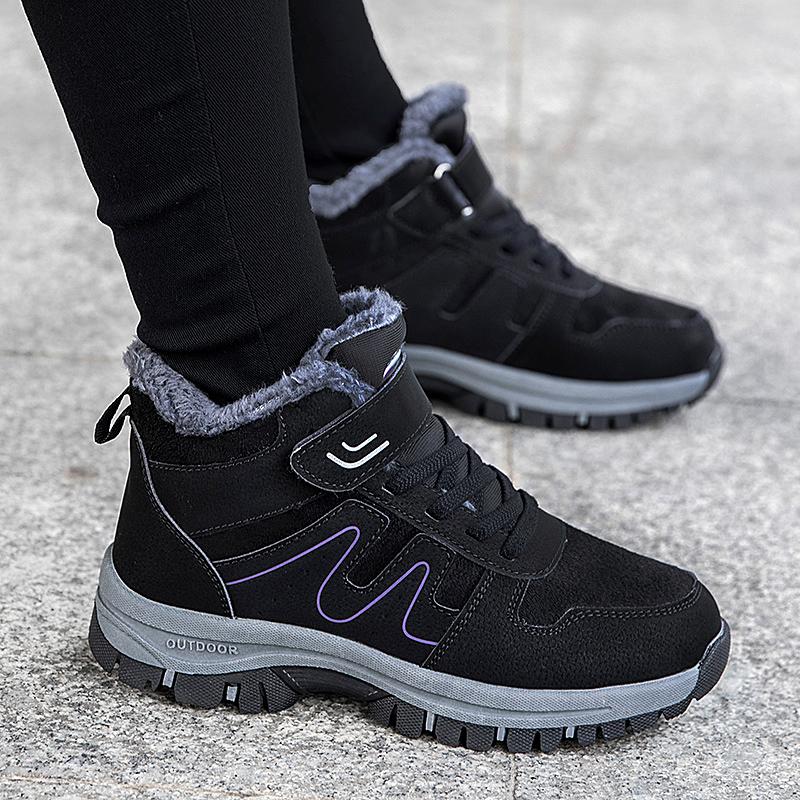 Cloth shoes big foot bone winter cotton shoes piled medium thickened sports shoes