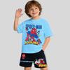 Tshirt Shorts 2pcset for Boys Clothes Summer Kids Cartoon Short Sleeved Suit Children Clothing Casual Tracksuits