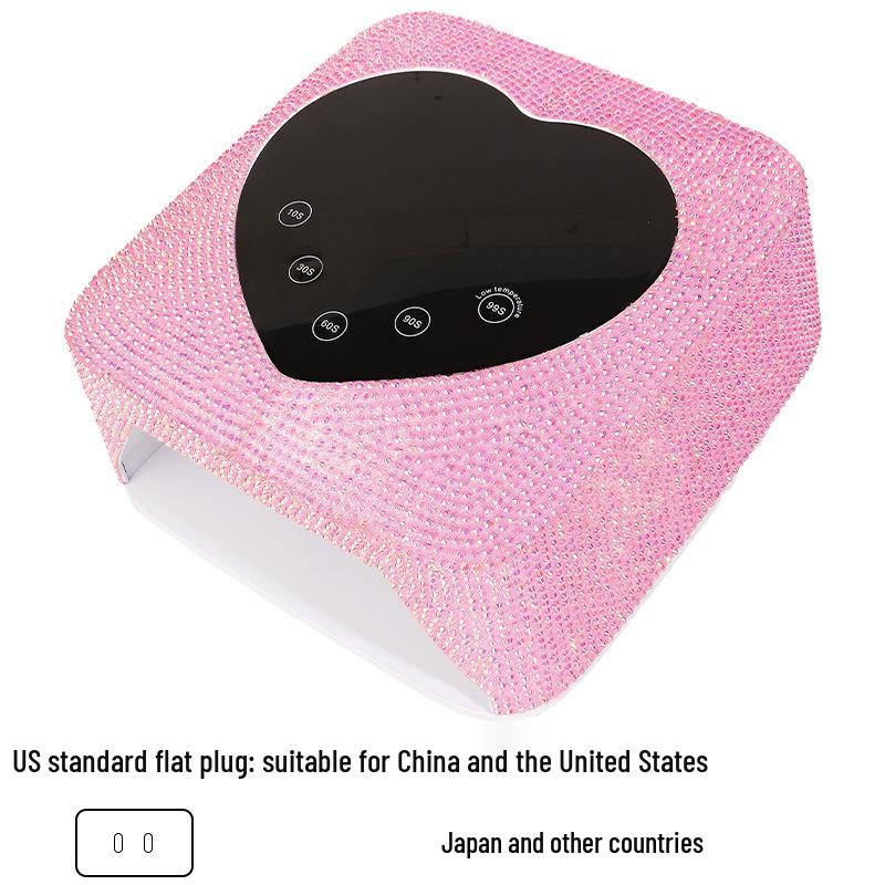 

Беспроводная УФ-лампа X20 со стразами - Черная, Питание от литиевой батареи для быстрой сушки