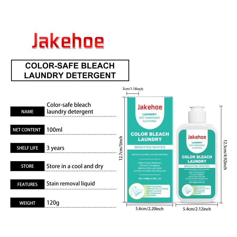 Powerful Laundry Emulsion Stain Remover Household Clothing for Old Clothes Color Safe Long Lasting Floral Fragrance