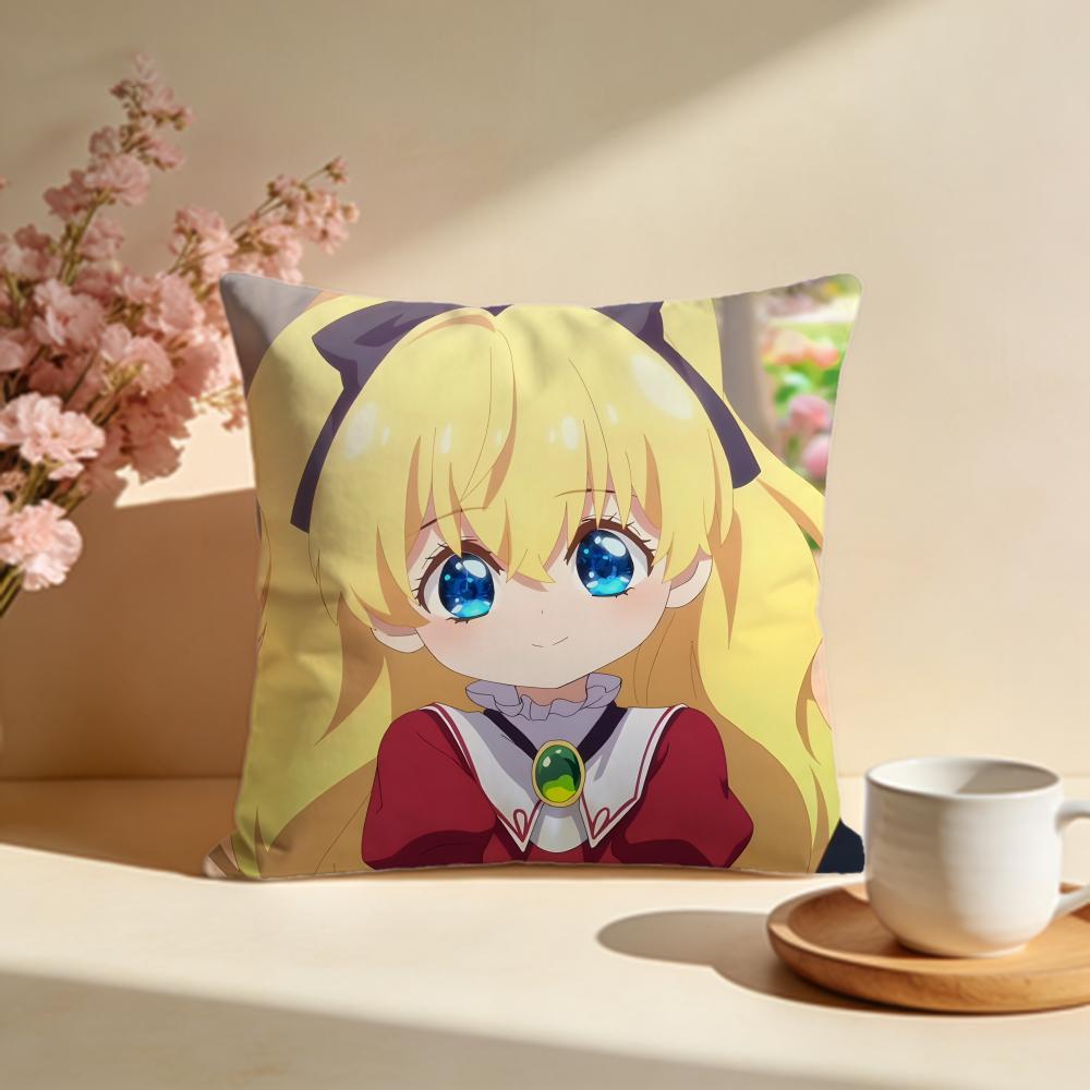 Hot TThe Fated Magical Princess Who Made Me a Princessed Cushion Cover Stylish Washable Pillow Cover Ideal for Couch Bedroom Car
