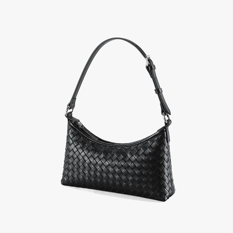 Retro handmade sheepskin woven bag women's bag winter high-end trend leather women's bag Guangzhou luggage