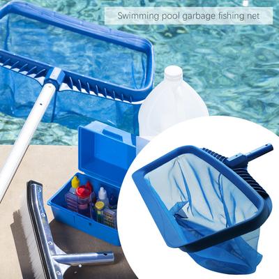 1 Stück Schwimmbad Kescher Pool Kescher Aluminium/Kunststoff Laubkescher Reinigungsnetz Pool Reinigungsnetz Laubrechen Netz