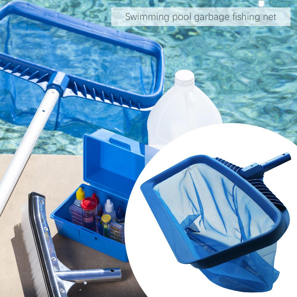 1 Stück Schwimmbad Kescher Pool Kescher Aluminium/Kunststoff Laubkescher Reinigungsnetz Pool Reinigungsnetz Laubrechen Netz
