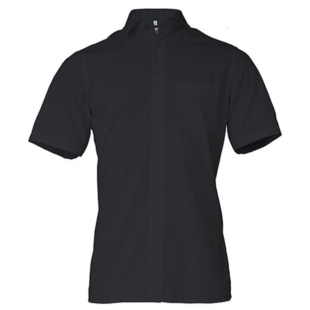 Marvelis Mens Poplin Comfort Short-Sleeved Shirt