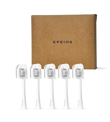 Epeios Electric Toothbrush Sonic Toothbrush Replacement Brush Heads 5 Pieces Toothbrush Sonic Type Replacement Brush for Electric Toothbrush Compact