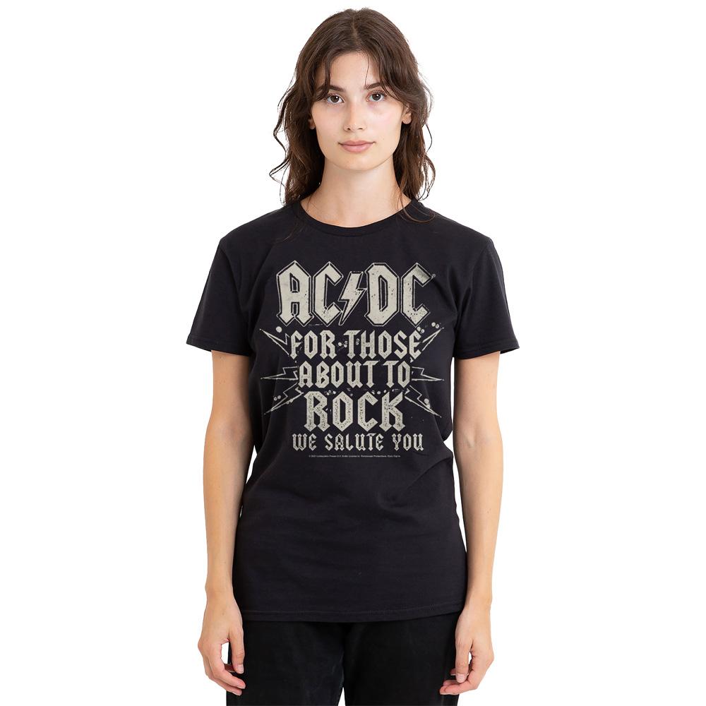 AC/DC Unisex Adult Salute T-Shirt