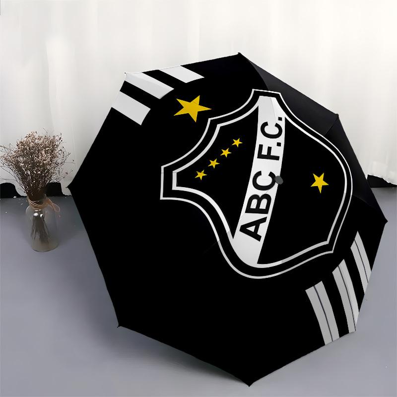 ABC FC, Badge Automatic Opening and Closing, 8 Rib Structure Portable Umbrella, Suitable for Men and Women In All Seasons  Perfect Gift for