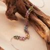 Caibao Sieraden Natuurlijke Toermalijn Hanger Ketting Dames S925 Zilver Xiaohongshu Wechat Kanalen