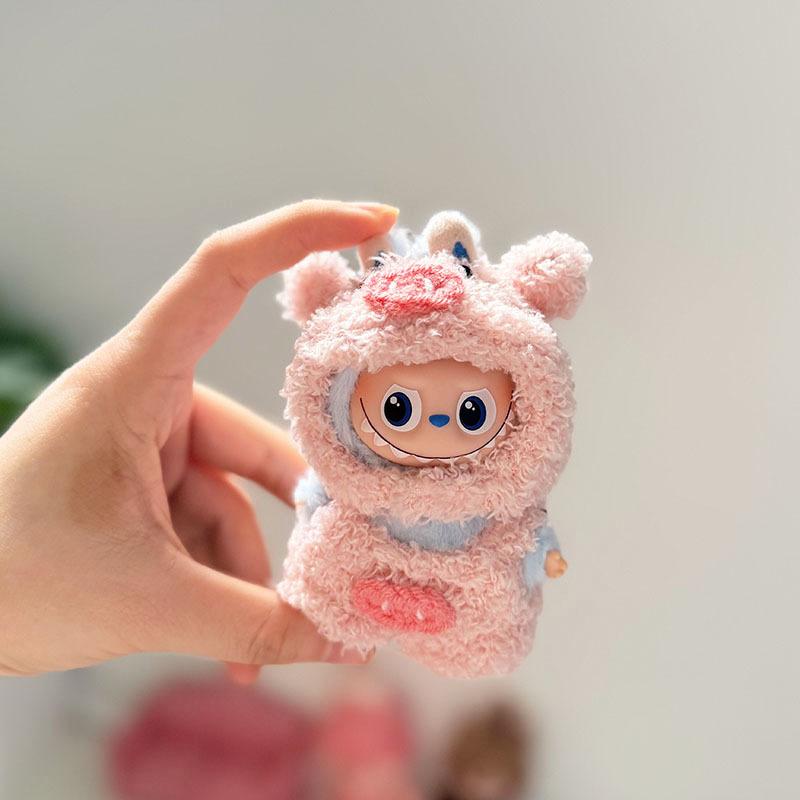 10Cm Mini 4.0 Oblečenie Vianočný Elf Plášť Plášť Rabub 4. Generácia Detské Oblečenie Prívesok