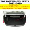 Sinjayer Car Trunk Mat ALL Weather Tail Boot Luggage Pad Carpet High Side Cargo Liner For Volkswagen VW Jetta 2013 2014