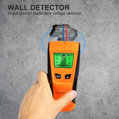Wall Scanner Pipe Finder Pipe Wire Detector Live Wire Gadgets Detect Wall Electric Box Finder Digital 3 In 1 Sensor Wall Scanner