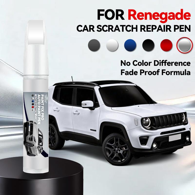 OPRTAMG Zweckfahrzeug Für Jeep Renegade 2014-2025 BU Lackreparaturstift Ausbesserungs-Kratzerentferner DIY Auto Zubehör Schwarz Weiß