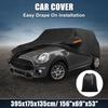 Motoforti Waterproof SUV Car Cover for Ford for Mustang GT/Bullitt with Zipper Black