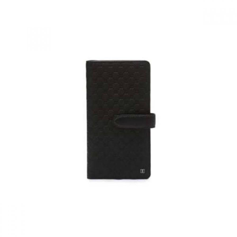 Daks Black European Imported Leather Louis Embossed Dd Pattern Phone Case Dbho6e
