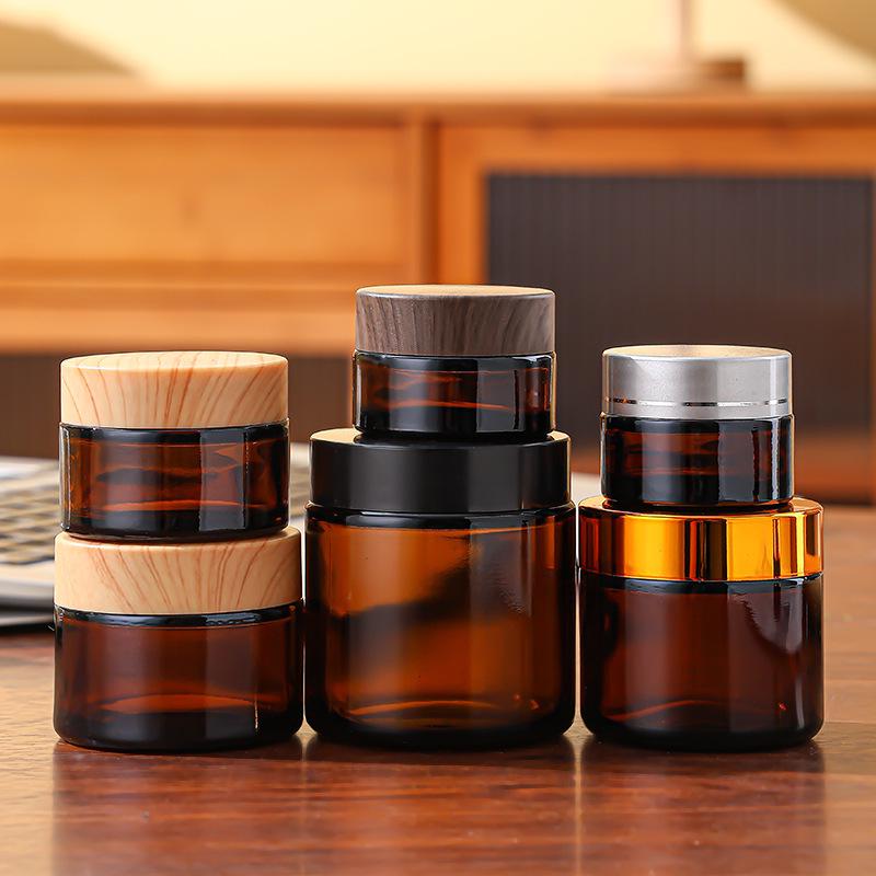 10g Lichtgeschützte Glasbehälter für Cremes & Lotionen – Ideal für Gesicht, Augen und Körper (leer)