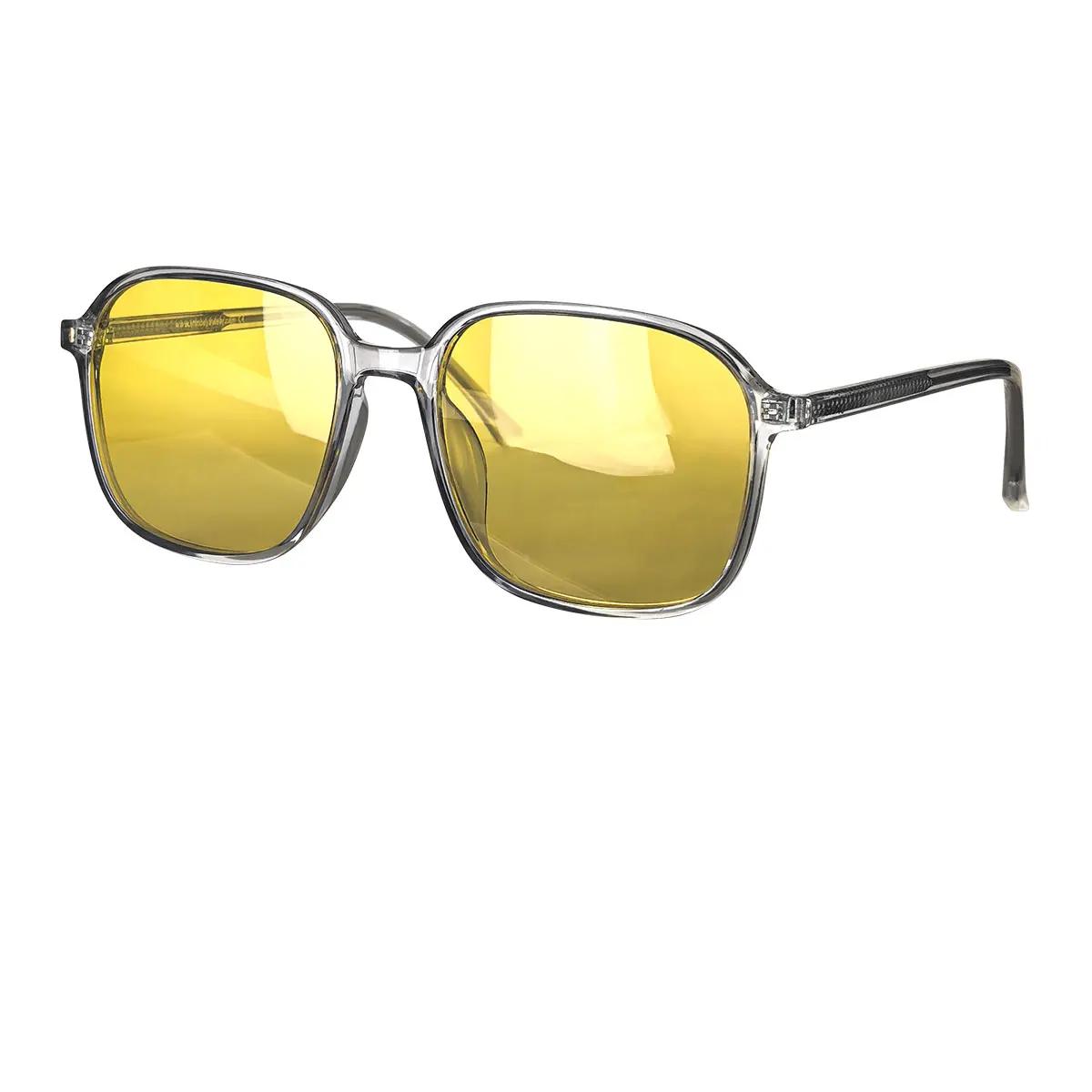 

SHINU Yellow Night Driving Glasses Women 80% Blocking Blue Light Lenses for Computer Working Polarized Fishing Glasses Men