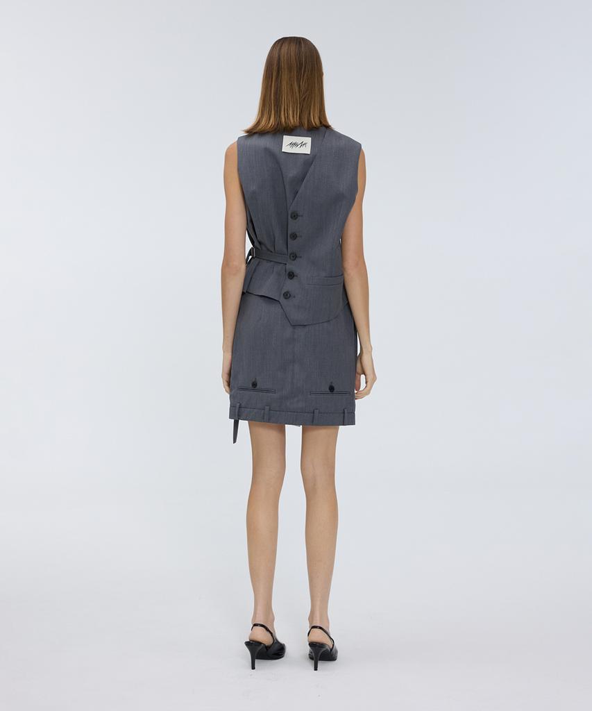 Meuameu Balloon Pin Tuck Skirt