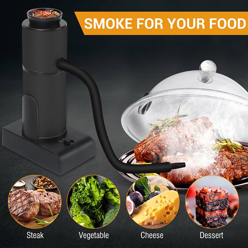 Variable Speed Kitchen Smoker Gun for Cocktails, Steaks, and Molecular Gastronomy