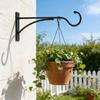 Portapiante Nero Tradizionale Per Uso Esterno Durevole Verniciato a Polvere Design Completa Vari Stili di Terrazza