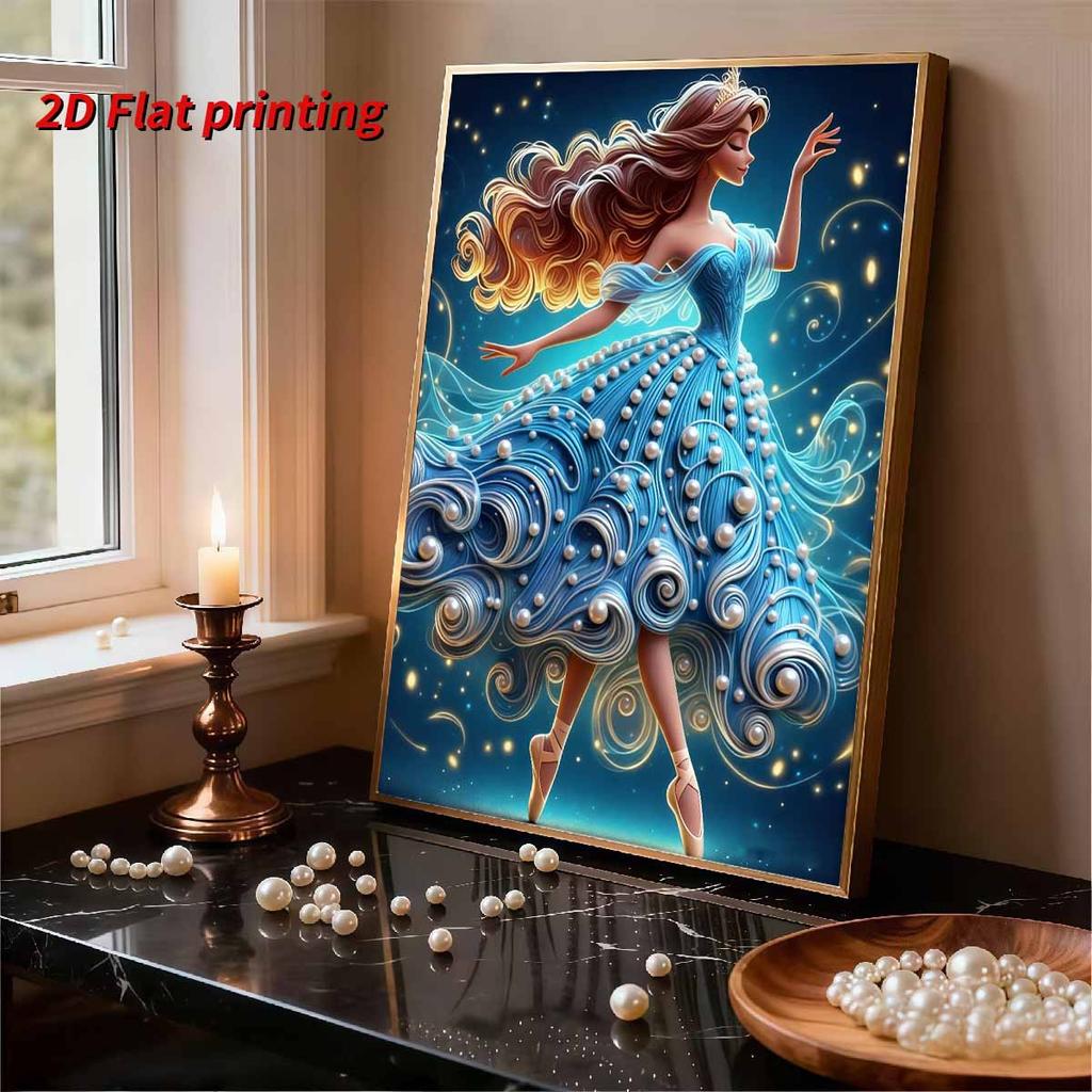 Disney Ballerina Princess Pearl Painting Is An Exquisite Pearl Decoration Craft It Is Not Only A Good Gift But Also Suitable As A Home Decoration