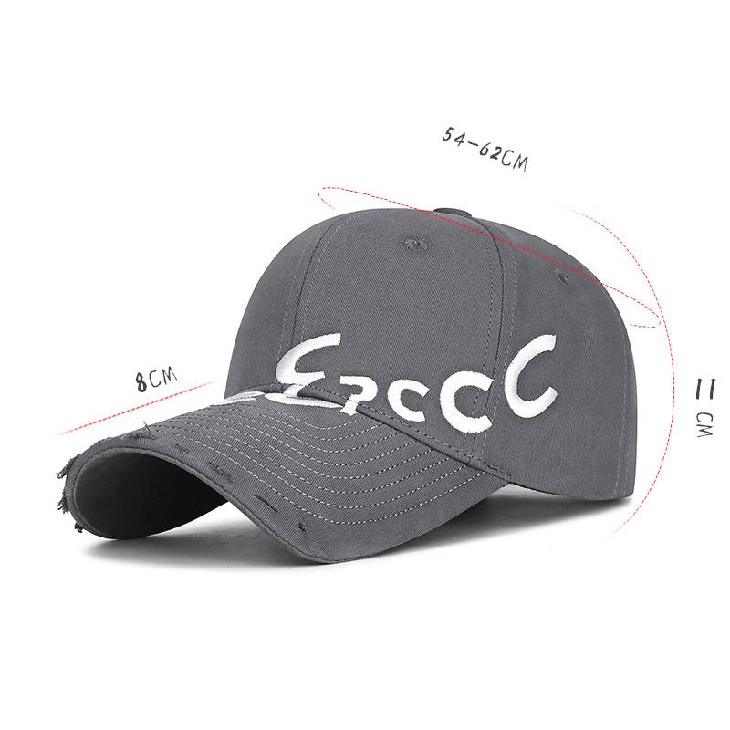 Spring Summer Embroidered Letter Sunscreen Baseball Cap Outdoor Sunshade Cap