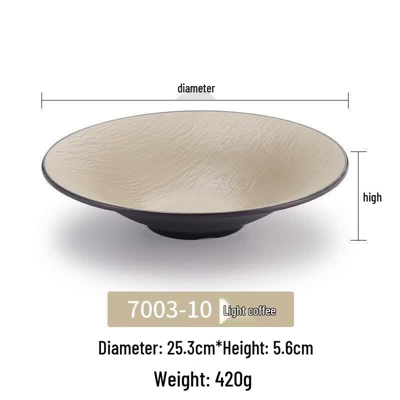 BoZhen Chef Melamine Japanese Noodle Salad Bowl