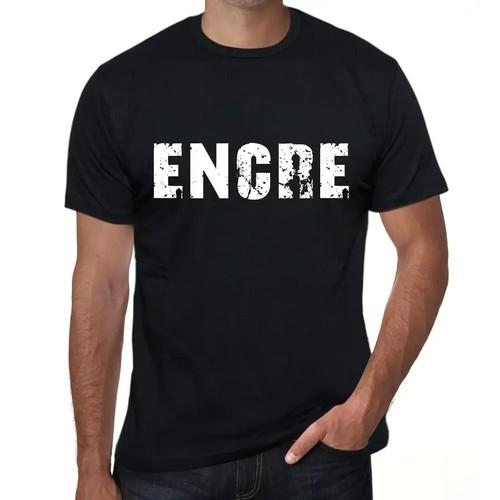 Ultrabasic Men s Tee-Shirt Encre Encre Eco-Friendly Graphic T-Shirt S