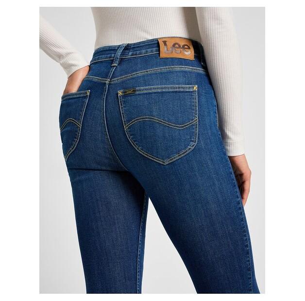 Джинсы Lee Scarlett High Zip Indigo Realness