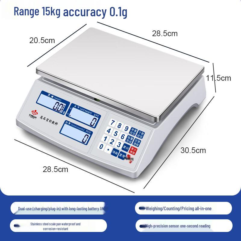 Huachao High-Precision Industrial Counting and Pricing Platform Scale (CN version)