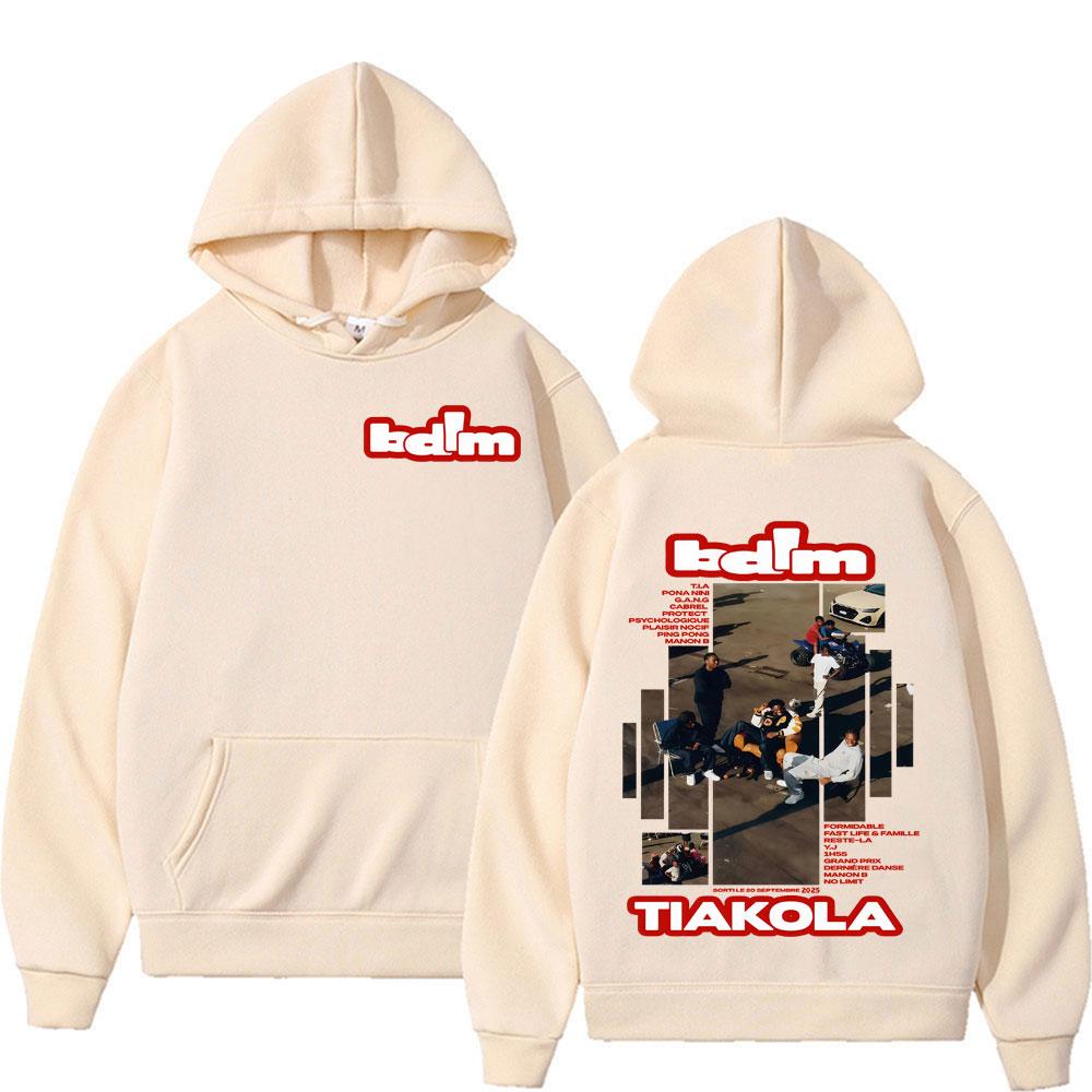 Rapper BDLM Singing Album Series Graphics Hoodie Men's Clothing Retro Fashion Classic Sweatshirts Oversized High Quality Hoodies